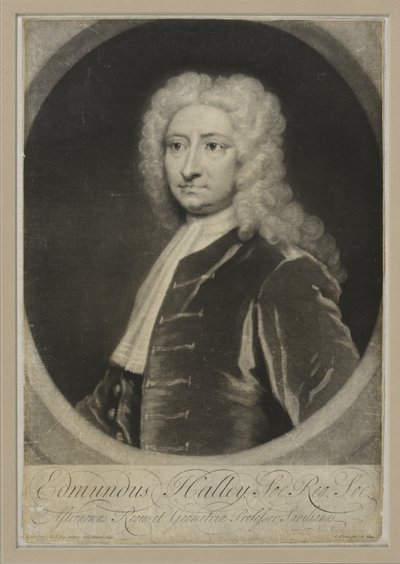 Edmund Halley, ca. 1705 (mezzotint) av George White