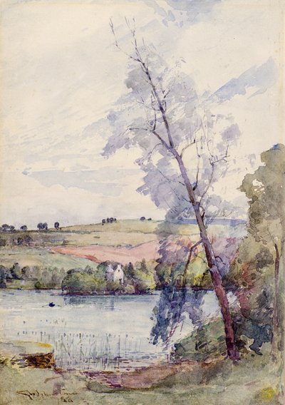 Loch Scene av George Whitton Johnstone