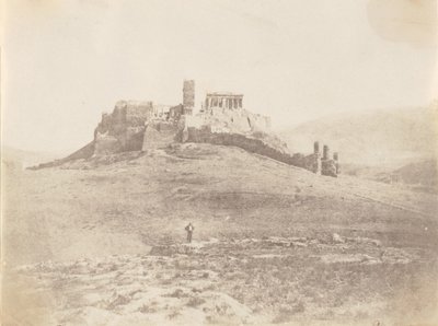 Pnyx og Akropolis, ca. 1848. av George Wilson Bridges