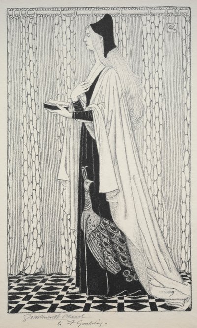 Kostymestudie av George Woolliscroft Rhead