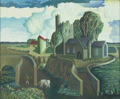 A Hilltop Church, 1930-tallet av George Wright