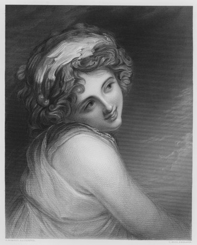 En Bacchante, fra bildet i Vernon Gallery av George after Romney