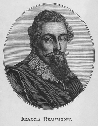 Francis Beaumont , engelsk dramatiker av George after Vertue