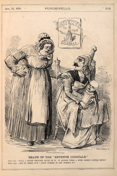 Død av 'Entente Cordiale', 1870 (tregravering) av George and Hammar, George Wevill