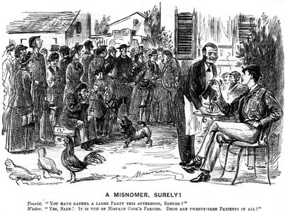 En feilbetegnelse, sikkert!, 1880. av George du Maurier