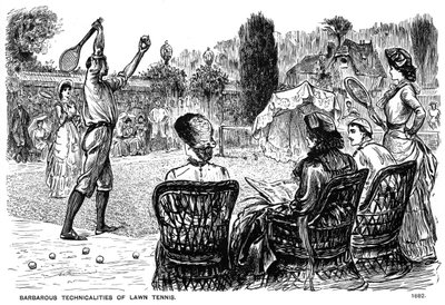 Barbarous Technicalities of Lawn Tennis, 1882 1891 av George du Maurier