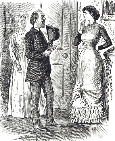 Tegneserie som viser en annen type gassmåler i bruk av George du Maurier