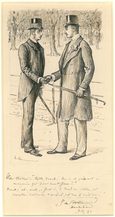 Hei Frank!, 1891 av George du Maurier