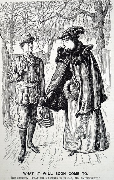 Atferden til den moderne kvinnen. av George du Maurier
