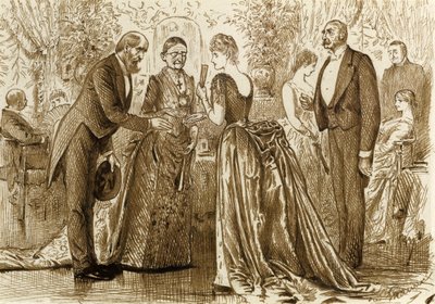 Ting man skulle ønske å ha uttrykt annerledes, ca. 1880 av George du Maurier