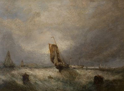 Seascape, ca. 1840 av George the Elder after Chambers