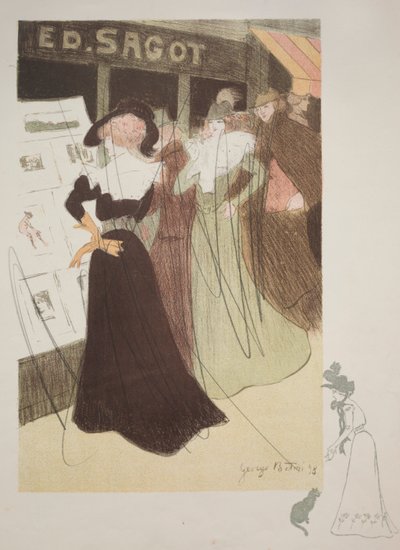 Sagots galleri, 1898. av Georges Alfred Bottini