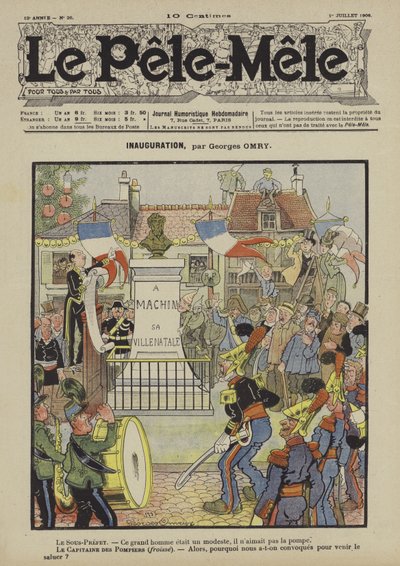 Innsettelse. Illustrasjon for Le Pele-Mele av Georges Antonin Henri Mory