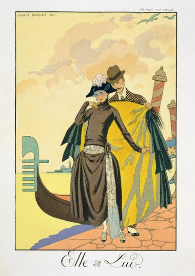 Henne og Ham av Georges Barbier