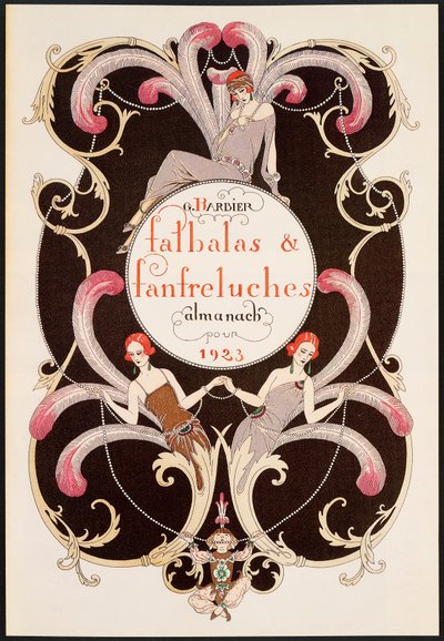 Falbalas et Franfreluches, motealmanakk av Georges Barbier