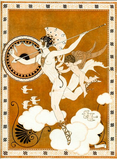Amazonas 1916 (stensil) av Georges Barbier