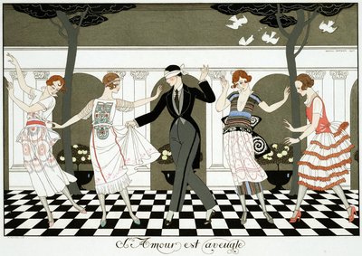 Kjærlighet er blind av Georges Barbier