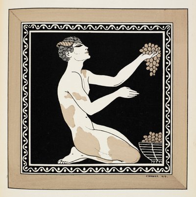 Nijinsky som faun i balletten L