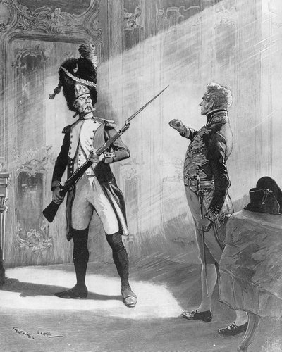 Flambeau og Klemens von Metternich, illustrasjon til stykket "L