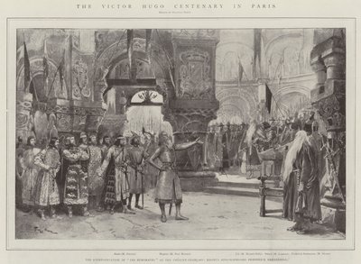 Victor Hugo hundreårsjubileet i Paris av Georges Bertin Scott