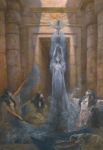Gudinnen Neith av Georges Clairin