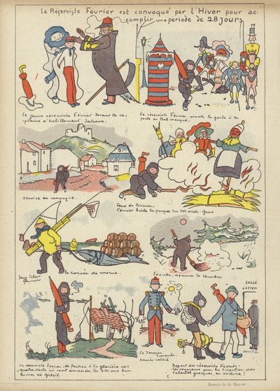 Illustrasjon for Le Rire av Georges Delaw
