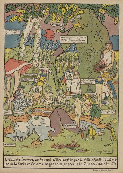 Illustrasjon for Le Rire av Georges Delaw