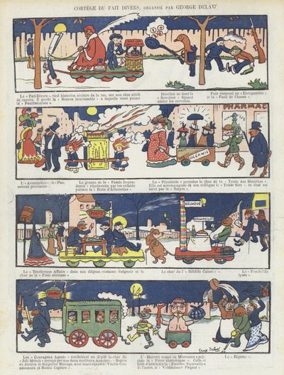 Illustrasjon for Le Rire av Georges Delaw