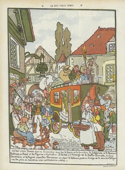 Illustrasjon for Le Rire av Georges Delaw