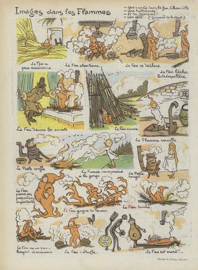 Illustrasjon for Le Rire av Georges Delaw