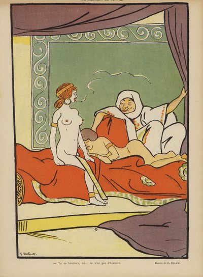 Illustrasjon for Le Rire av Georges Delaw