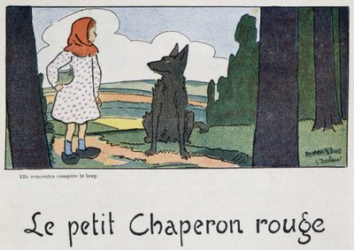 Den lille rødhetta - ill. av Georges Delaw, red. Spock av Georges Delaw