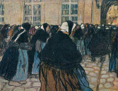 Return to the Hospice De La Salpetriere, c1911 av Georges Dupuis