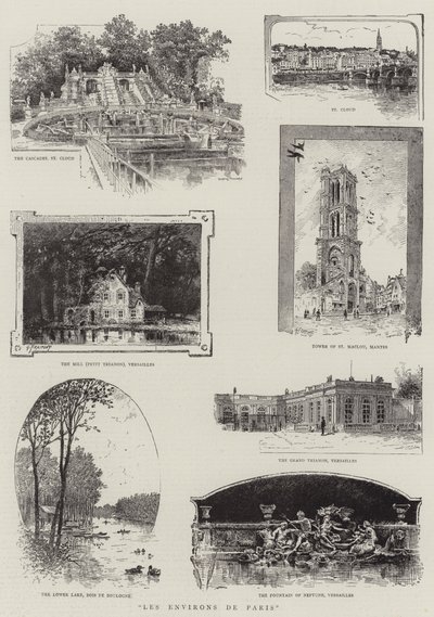 Paris-omgivelsene av Georges Fraipont