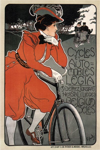 Cycles Automobiles Legia, 1898 av Georges Gaudy
