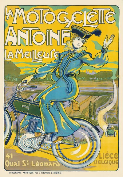 Antoine motorsykkel. av Georges Gaudy
