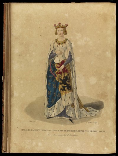 Maria av Avesnes 1280-1354, slutten av 1700-tallet. av Georges Jacques Gatine