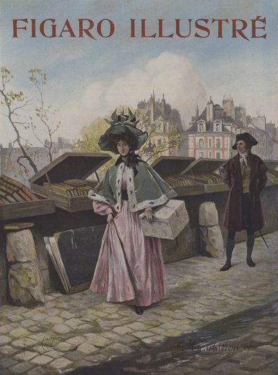 Nøling. Forside av Le Figaro Illustre, oktober 1897 av Georges Jules Auguste Cain