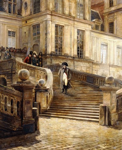 Napoleons abdikasjon, ca. 1890-1899 av Georges Jules Auguste Cain