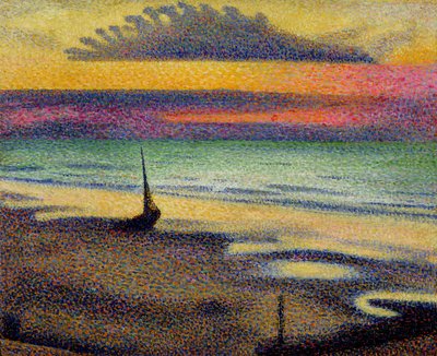 Stranden ved Heist, 1891-92 av Georges Lemmen