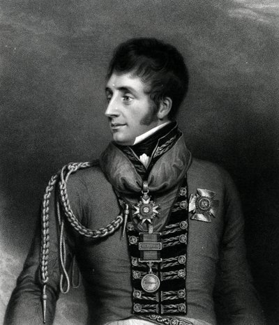 Generalmajor Den ærede Sir William Ponsonby, 1817 av Georges Maile