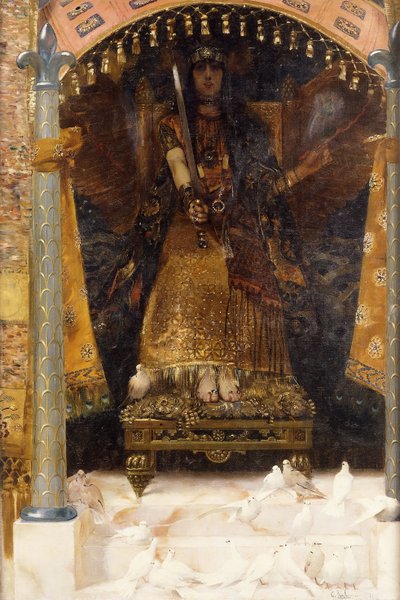 Krig og fred, 1886 av Georges Marie Rochegrosse