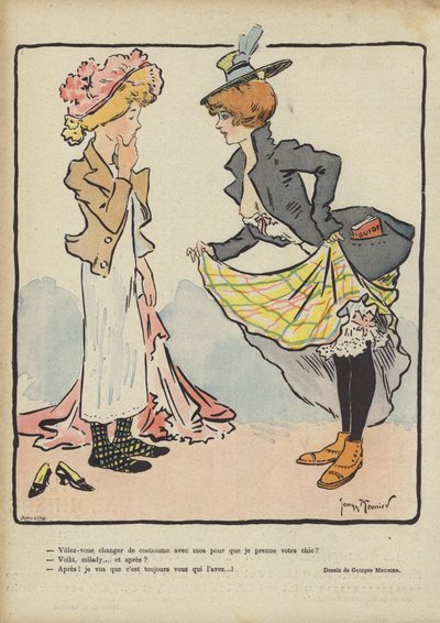 Illustrasjon for Le Rire av Georges Meunier