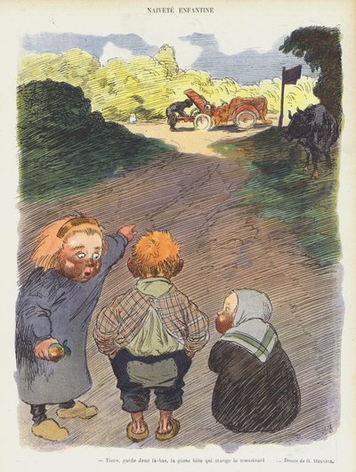 Illustrasjon for Le Rire av Georges Meunier