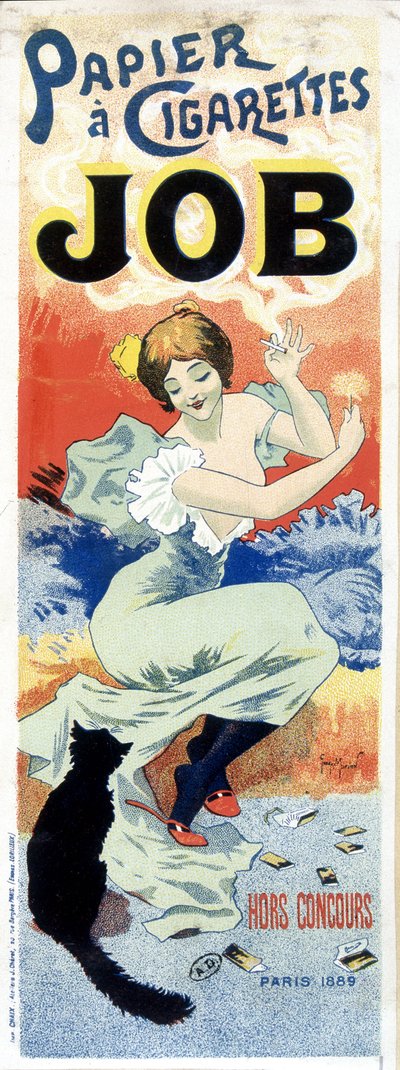 Plakat av "Job" sigarettpapir av Georges Meunier av Georges Meunier