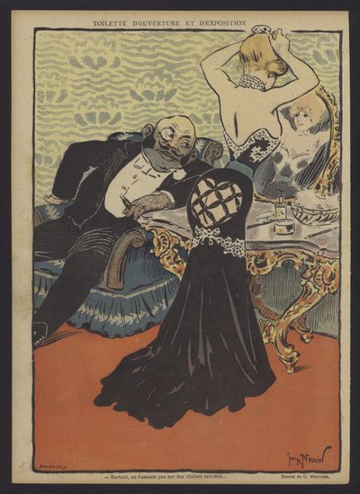 Åpnings- og utstillingstoalett av Georges Meunier