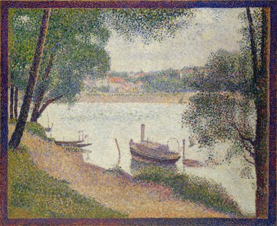 Grey Weather, Grande Jatte, ca. 1886-88 (olje på lerret) av Georges Pierre Seurat