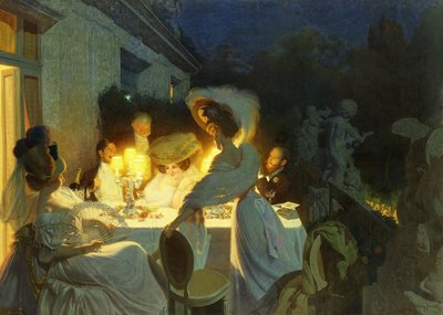 I skogen - nær katalansk; Au Bois - Au Pres Catalan, av Georges Pierre Seurat