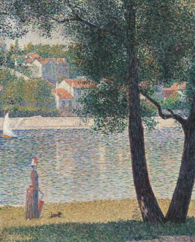 Seinen ved Courbevoie, 1885. av Georges Pierre Seurat