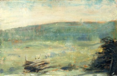 Landskap ved Saint-Ouen, 1878 eller 1879. av Georges Pierre Seurat